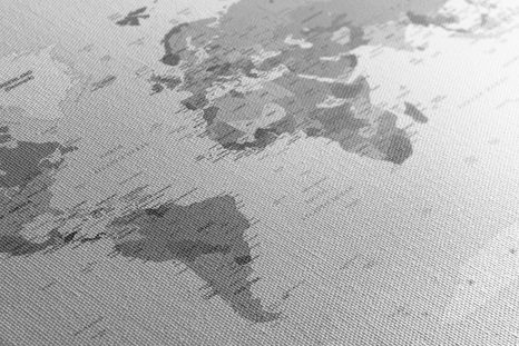 KÉP HAGYOMÁNYOS TÉRKÉP FEKETE FEHÉRBEN - TÉRKÉPES KÉPEK - KÉPEK