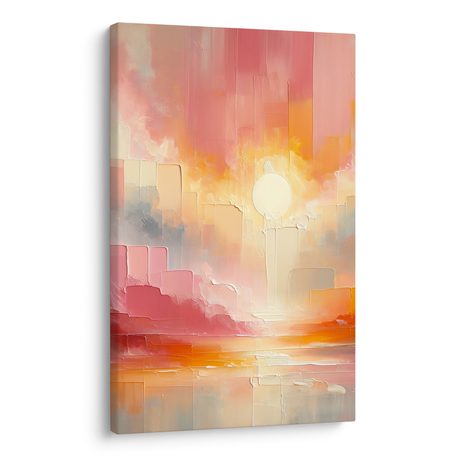 OBRAZ NĚŽNÉ SVĚTLO RÁNA - OBRAZY VÝCHOD A ZÁPAD SLUNCE - OBRAZY