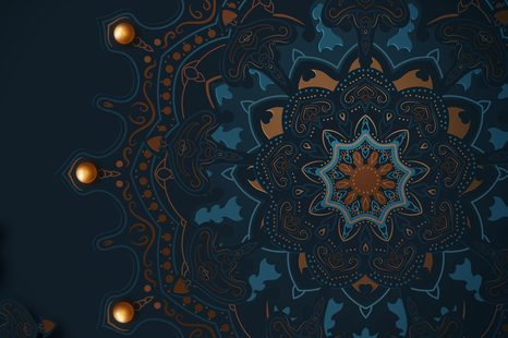 WANDBILD LUXURIÖSES MANDALA - BILDER MIT FENG SHUI-MOTIVEN - BILDER