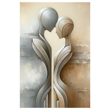 OBRAZ BLÍZKOST V ABSTRAKCI - OBRAZY LÁSKA - OBRAZY