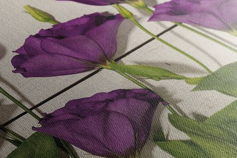 КАРТИНА НА ПЛАТНО – ПРЕКРАСНИ ЛИЛАВИ ЦВЕТЯ - КАРТИНИ С ЦВЕТЯ - КАРТИНИ