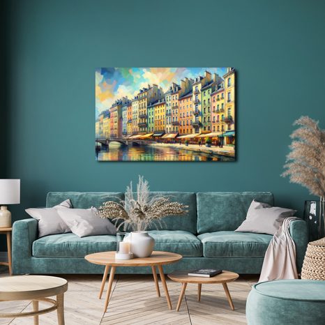 OBRAZ MĚSTSKÁ SCENÉRIE - OBRAZY MĚSTA - OBRAZY