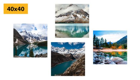 BILDER-SET BEZAUBERNDE BERGLANDSCHAFTEN - BILDERSETS - BILDER