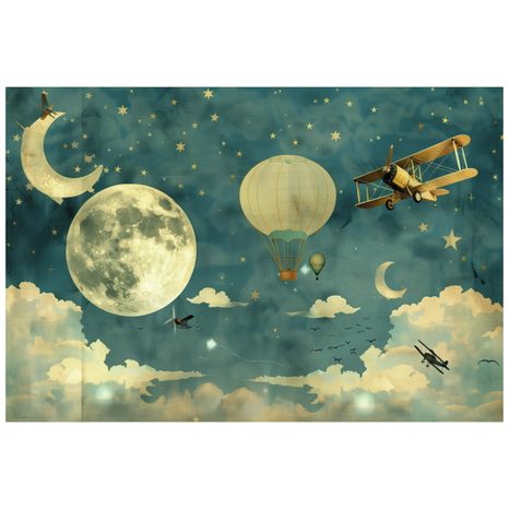 TAPETA SANJSKO NEBO Z LETALI - TAPETE VESOLJE IN ZVEZDE - TAPETE