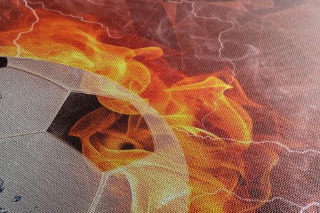 OBRAZ FOTBALOVÝ MÍČ - ABSTRAKTNÍ OBRAZY - OBRAZY