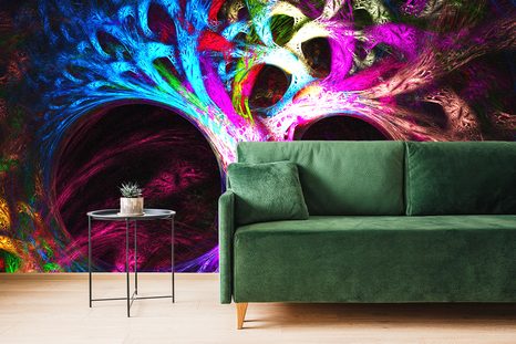 SAMOLEPÍCÍ TAPETA TAJEMNÝ ABSTRAKTNÍ STROM - SAMOLEPÍCÍ TAPETY - TAPETY