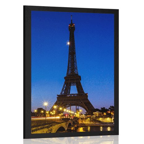 AFFICHE TOUR EIFFEL LA NUIT - VILLES - AFFICHES