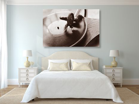 ΕΙΚΌΝΑ ΑΝΤΊΚΑ ΓΡΑΜΜΌΦΩΝΟ - ΠΊΝΑΚΕΣ VINTAGE ΈΝΑ ΡΕΤΡΌ - ΠΊΝΑΚΕΣ