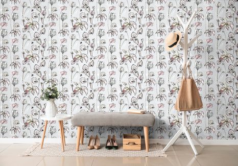 SELBSTKLEBENDE TAPETE SCHÖNHEIT DER VINTAGE BLUMEN - SELBSTKLEBENDE TAPETEN - TAPETEN