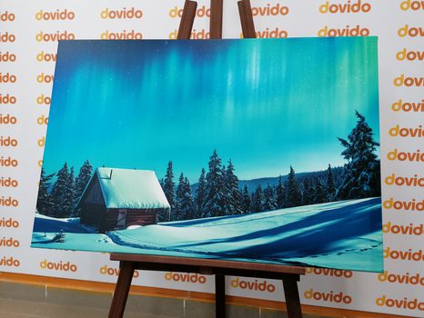 CANVAS PRINT FAIRY TALE WINTER LANDSCAPE - PICTURES - 🔥 TOTAL SALE 🔥