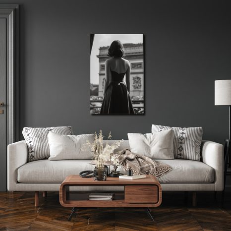 OBRAZ ELEGANCE V ČERNOBÍLÉM SVĚTLE - OBRAZY ŽENY - OBRAZY