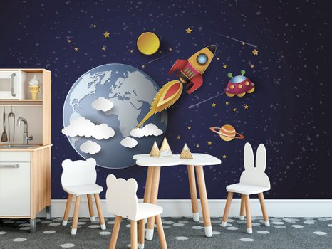 TAPÉTA IRÁNY AZ ŰR - TAPÉTÁK GYEREKEKNEK - TAPÉTÁK