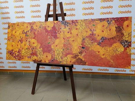 КАРТИНА НА ПЛАТНО – АБСТРАКЦИЯ В СТИЛА НА Г. КЛИМТ - АБСТРАКТНИ КАРТИНИ - КАРТИНИ