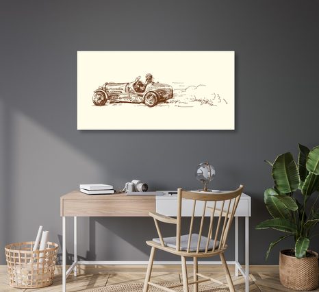 QUADRO SU TELA – AUTO DA CORSA RETRÒ - QUADRI VINTAGE E RETRÒ - STAMPE E QUADRI