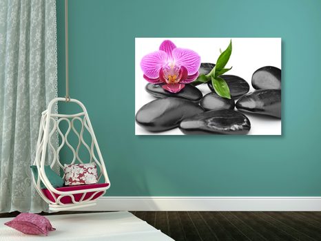 OBRAZ MASÁŽNÍ WELLNESS KAMENY - OBRAZY FENG SHUI - OBRAZY