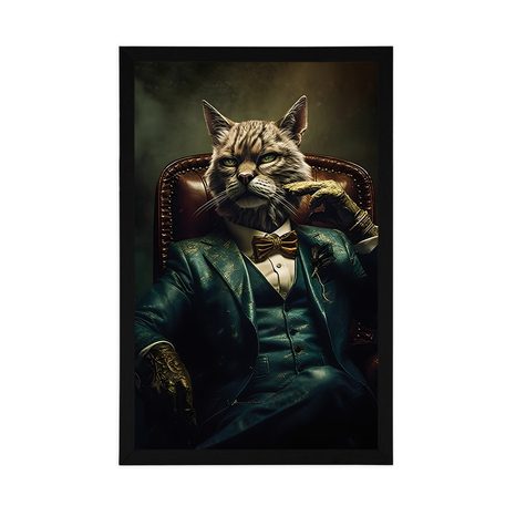 POSTER – GANGSTER ANIMALE GATTO - GANGSTER ANIMALI - POSTER