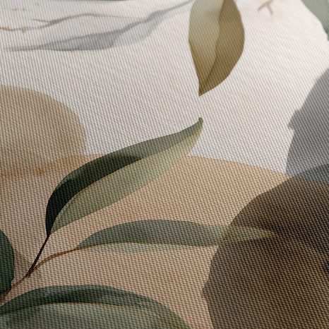 5-TEILIGES WANDBILD ZARTE BLÄTTER UND SCHATTEN - BILDER BÄUME UND LAUB - BILDER