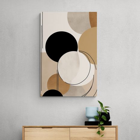 WANDBILD ABSTRAKTE FORMEN NO4 - WANDBILDER ABSTRAKTE FORMEN - BILDER