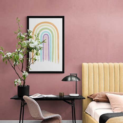 PLAKAT PASTELNA DUGA MID-CENTURY - MOTIVI IZ NAŠE RADIONICE - PLAKATI