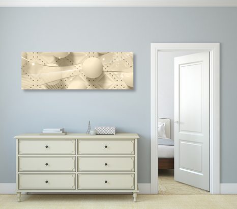 OBRAZ LUXUS V SÉPIOVÉ PROVEDENÍ - ČERNOBÍLÉ OBRAZY - OBRAZY