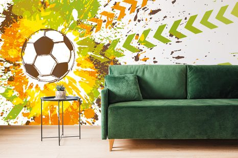 TAPETA FUTBALOVÁ LOPTA PRE TEENAGERA - 🔥 TOTÁLNY VÝPREDAJ