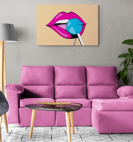 WANDBILD POP-ART-LUTSCHER - POP-ART-BILDER - BILDER