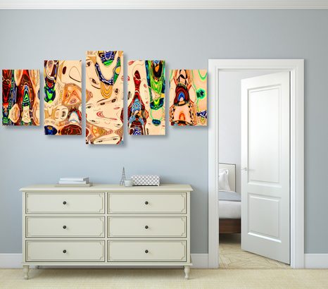 5-DELNA SLIKA MAMA V ABSTRAKTNI IZVEDBI - ABSTRAKTNE SLIKE - SLIKE