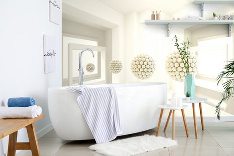 TAPETA KULIČKY V PROSTORU - ABSTRAKTNÍ TAPETY - TAPETY