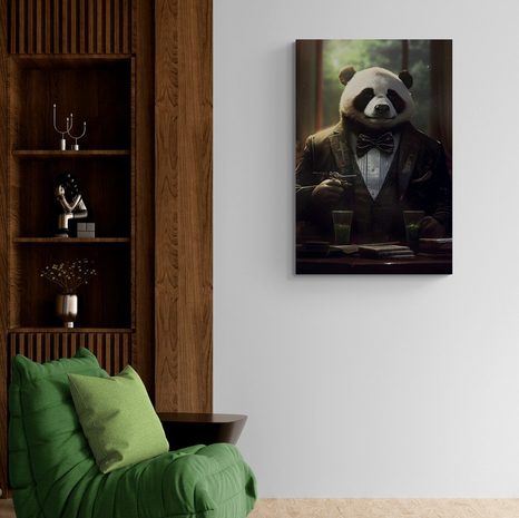 WANDBILD TIERISCHER GANGSTER PANDA - WANDBILDER TIERISCHE GANGSTER - BILDER