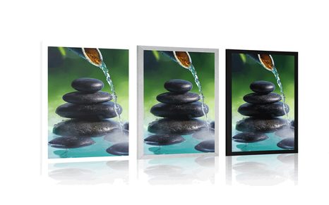PLAGÁT HARMÓNIA V ZEN ZÁHRADE - FENG SHUI - PLAGÁTY
