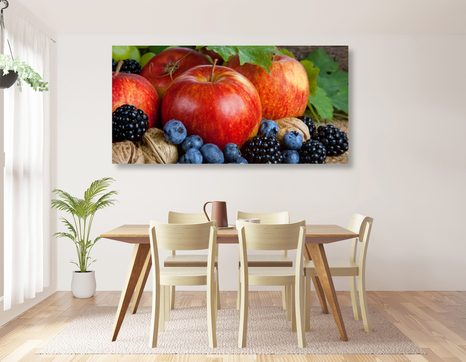 WANDBILD HERBSTERNTE - BILDER VON ESSEN UND GETRÄNKEN - BILDER