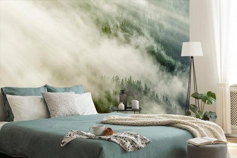 SAMOLEPÍCÍ FOTOTAPETA MLHAVÝ LES - SAMOLEPÍCÍ TAPETY - TAPETY