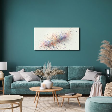 WANDBILD EXPLOSION BUNTER BLASEN AUF DER LEINWAND - WANDBILDER ABSTRAKTE FORMEN - BILDER