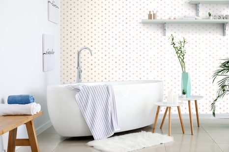 CARTA DA PARATI – PUNTI ROSA - CARTA DA PARATI SCHEMA - CARTA DA PARATI