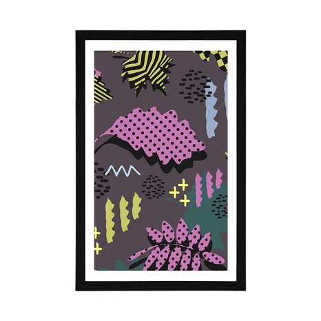 POSTER – FOGLIE UNICHE - ASTRATTO E MODELLATO - POSTER