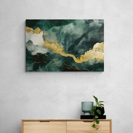 OBRAZ ZELENÝ MRAMOR - MRAMOROVÉ OBRAZY - OBRAZY