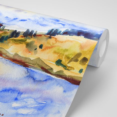 TAPETA AKVARELOVÁ VESNIČKA - TAPETY PŘÍRODA - TAPETY