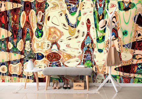 TAPETA MATKA V ABSTRAKTNÍM PROVEDENÍ - ABSTRAKTNÍ TAPETY - TAPETY