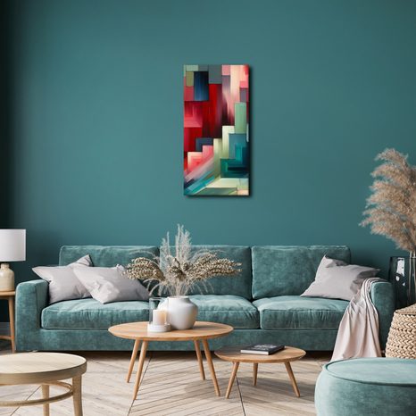 OBRAZ MODERNÍ KOMPOZICE BAREV - OBRAZY ABSTRAKTNÍ TVARY - OBRAZY