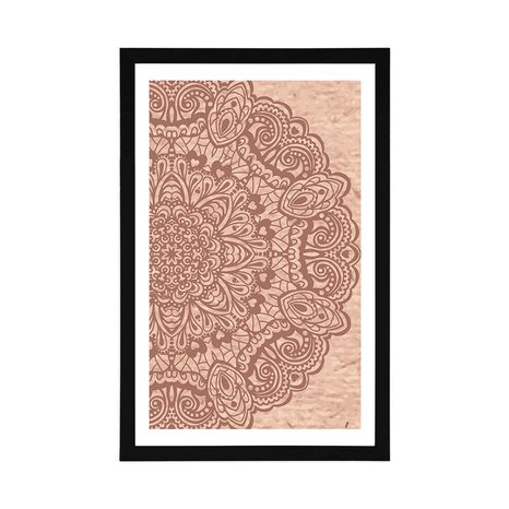 POSTER – MANDALA FLOREALE - FENG SHUI - POSTER