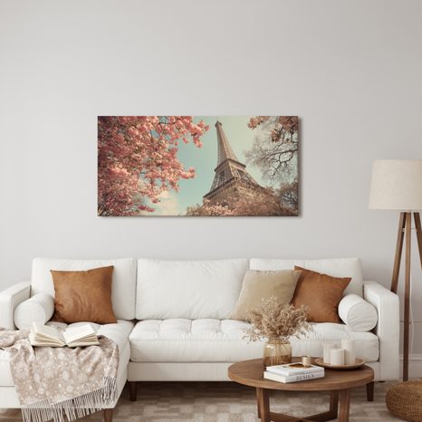 OBRAZ JARNÍ PAŘÍŽ S EIFFELOVKOU - OBRAZY PAŘÍŽ - OBRAZY