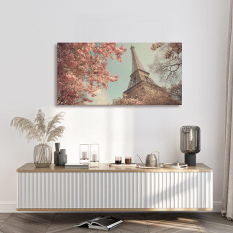 OBRAZ JARNÍ PAŘÍŽ S EIFFELOVKOU - OBRAZY PAŘÍŽ - OBRAZY