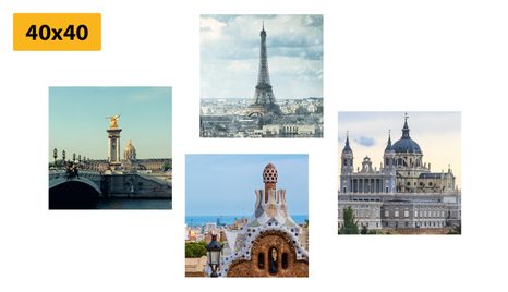 SET OBRAZŮ SEN CESTOVATELE - SESTAVY OBRAZŮ - OBRAZY