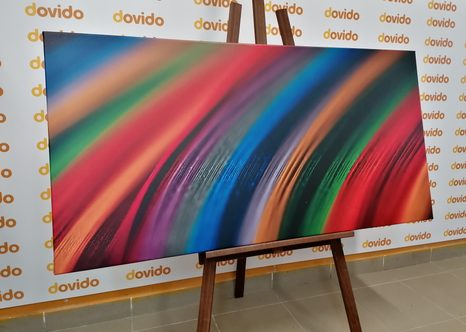 OBRAZ DETAIL FAREBNÉHO MATERIÁLU - ABSTRAKTNÉ OBRAZY - OBRAZY