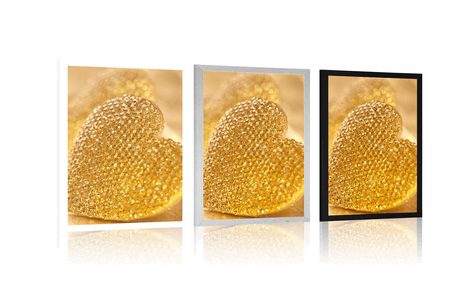 AFFICHE – CŒURS ROMANTIQUES - AMOUR - AFFICHES