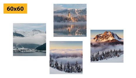 BILDER-SET VERSCHNEITE WINTERLANDSCHAFT - BILDERSETS - BILDER