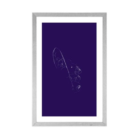 POSTER MIT PASSEPARTOUT EINZIGARTIGES ZUSAMMENSPIEL DER FARBEN - MOTIVE AUS UNSERER WERKSTATT - POSTER