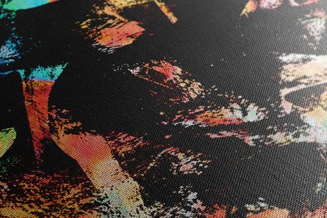 OBRAZ JEDINEČNÉ GRAFFITI UMENIE - ABSTRAKTNÉ OBRAZY - OBRAZY