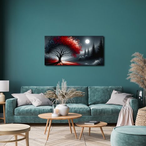 OBRAZ MAGICKÁ NOC A STROM ŽIVOTA - OBRAZY STROMY ŽIVOTA - OBRAZY