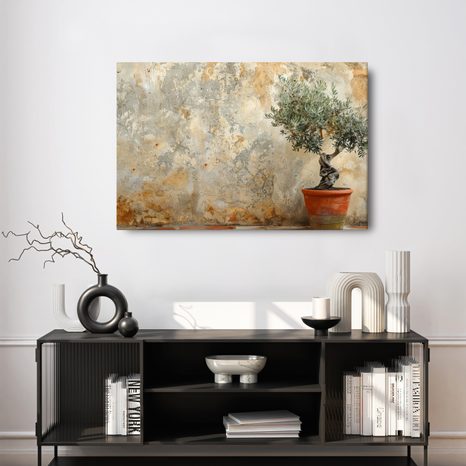 SLIKA SOBNA MASLINA UZ ZID - SLIKE MRTVE PRIRODE - SLIKE